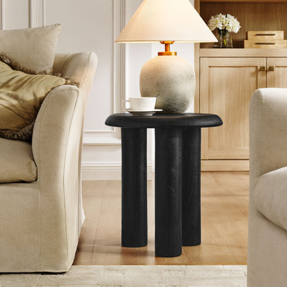 Mavina Mango Wood Side Table by Furniture For America