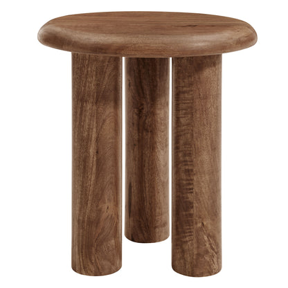 Mavina Mango Wood Side Table by Furniture For America