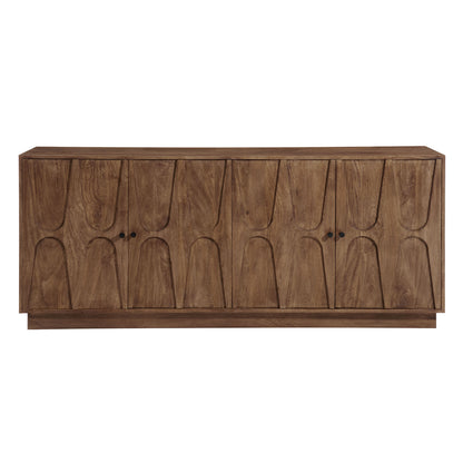 Veda 72" Mango Wood Sideboard Cabinet by Furniture For America