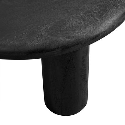 Mavina Round Mango Wood Coffee Table by Furniture For America