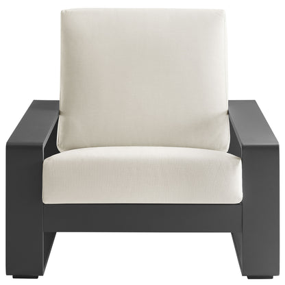 Lirienne Outdoor Patio Aluminum Armchair by Furniture For America