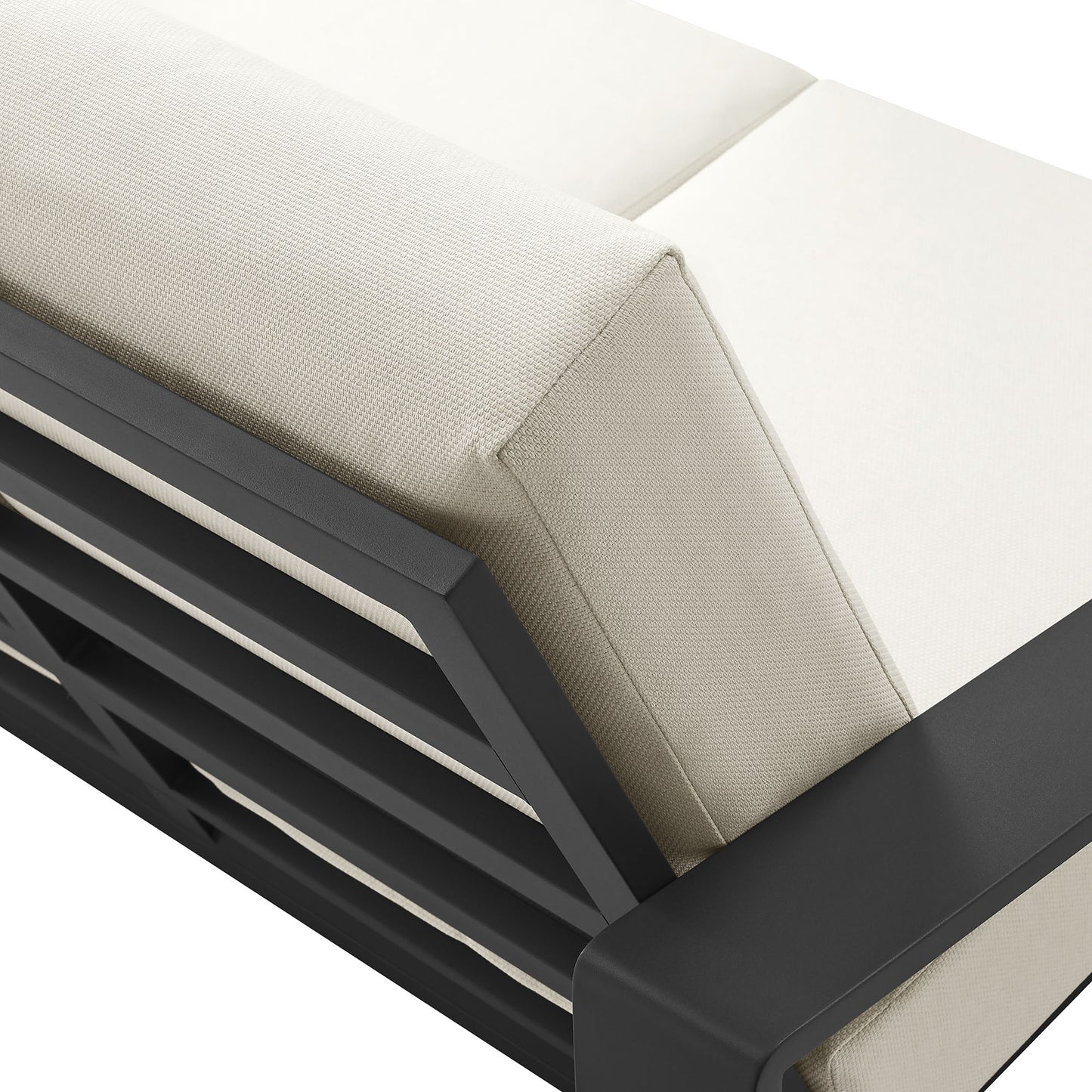 Lirienne Outdoor Patio Aluminum Loveseat by Furniture for America