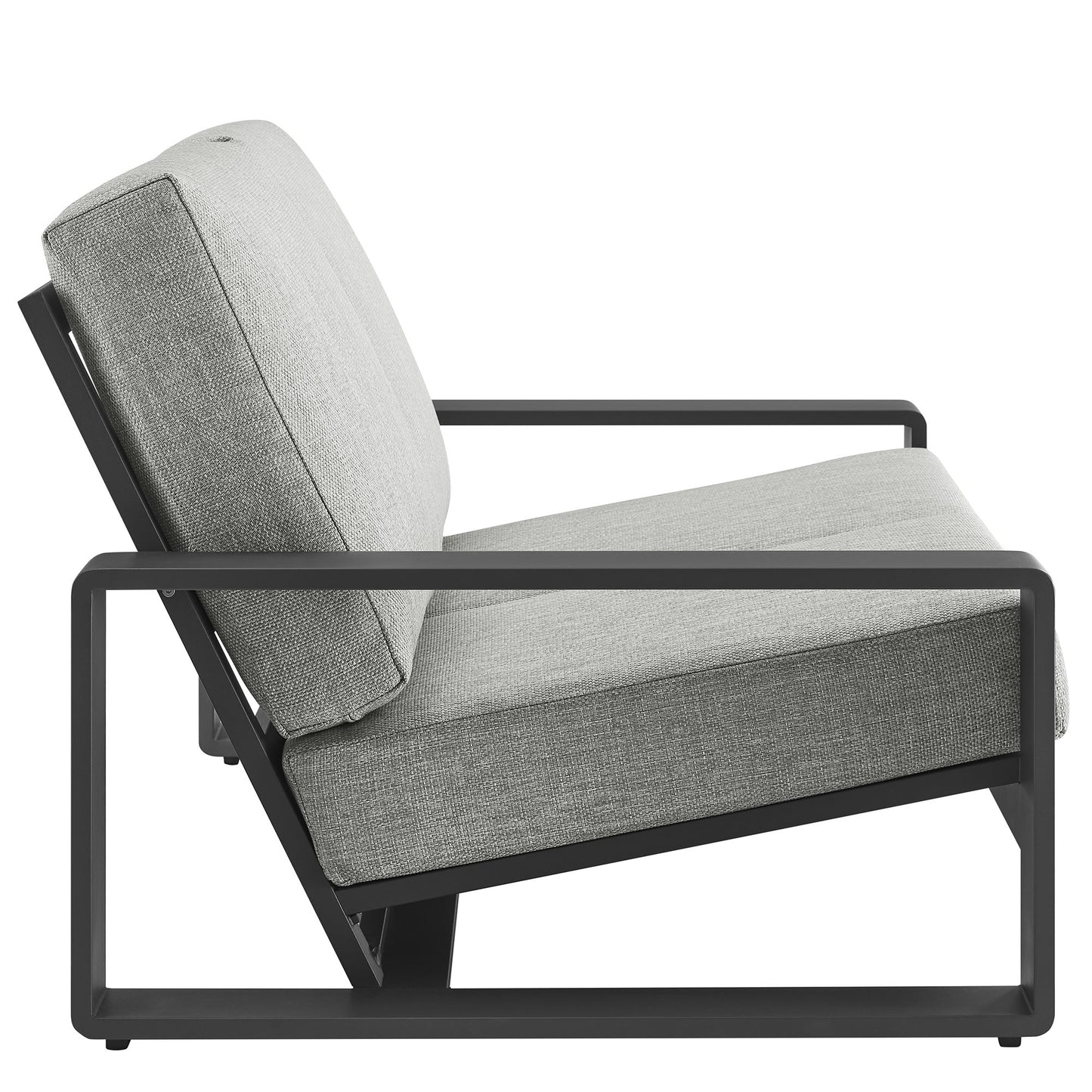 Lirienne Outdoor Patio Aluminum Loveseat by Furniture for America