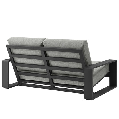 Lirienne 4-Piece Outdoor Patio Aluminum Furniture Set by Furniture For America