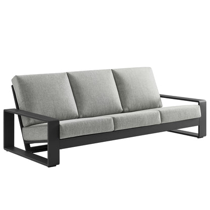 Lirienne Outdoor Patio Aluminum Sofa by Furniture for America
