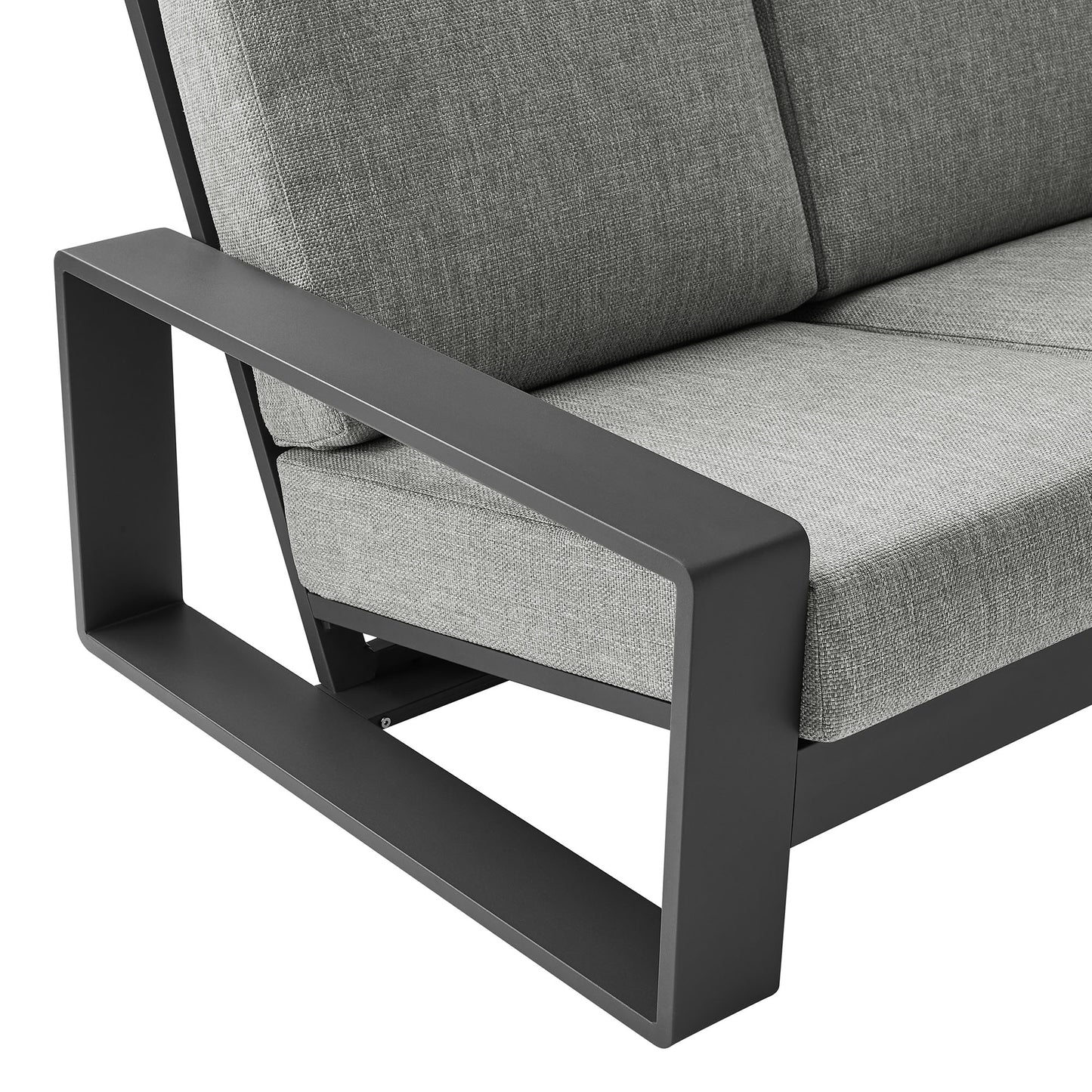 Lirienne Outdoor Patio Aluminum Sofa by Furniture for America