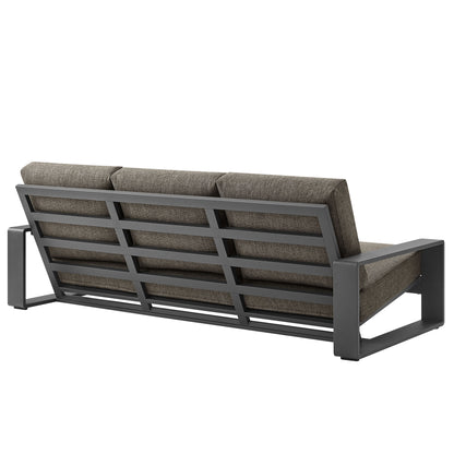 Lirienne Outdoor Patio Aluminum Sofa by Furniture for America
