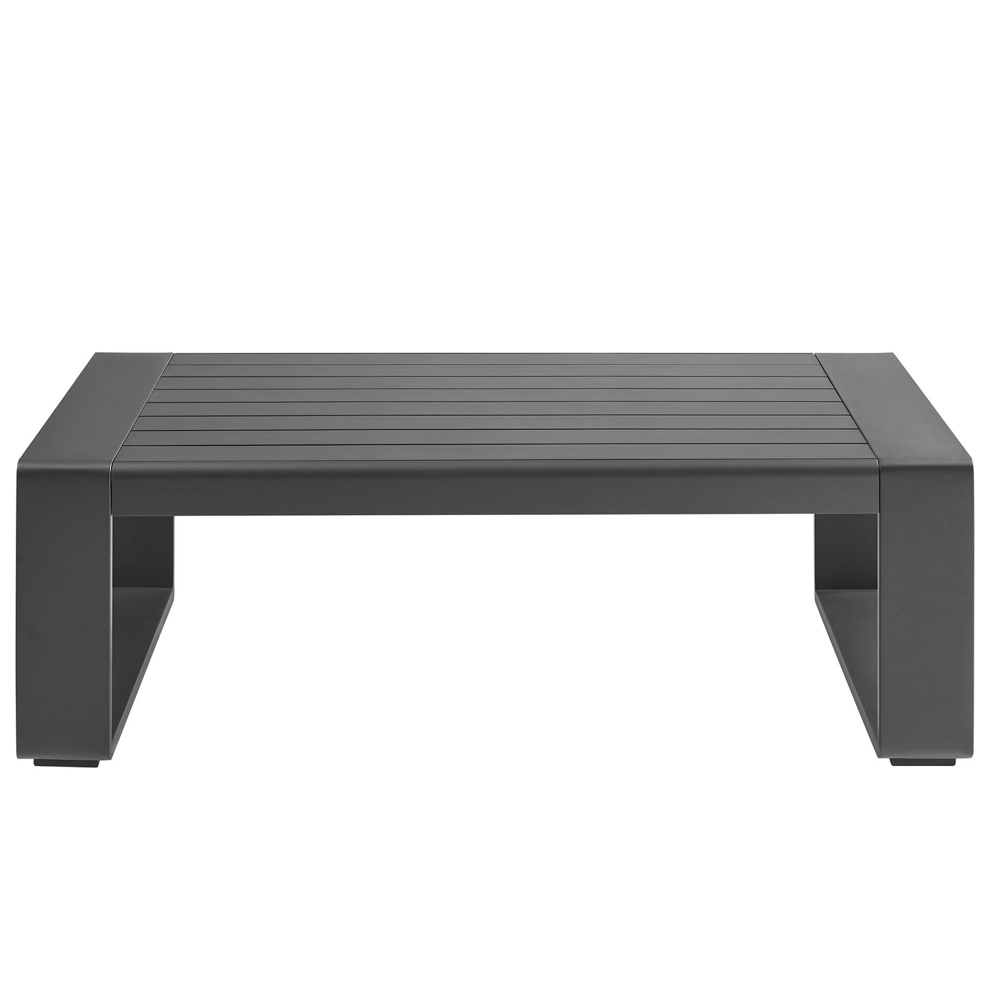 Bramble 4-Piece Outdoor Patio Aluminum Furniture Set in Cream Gray
