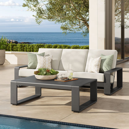 Lirienne 2-Piece Outdoor Patio Aluminum Furniture Set by Furniture For America