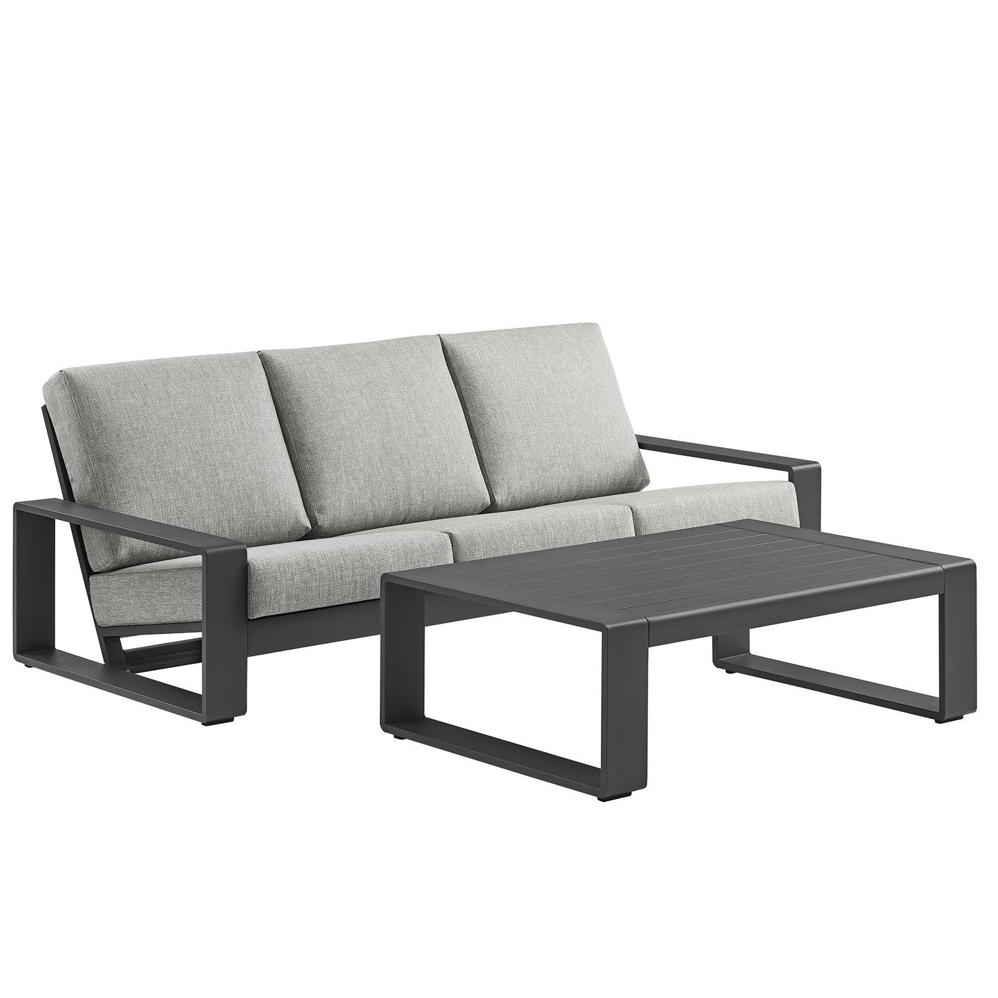 Lirienne 2-Piece Outdoor Patio Aluminum Furniture Set by Furniture For America