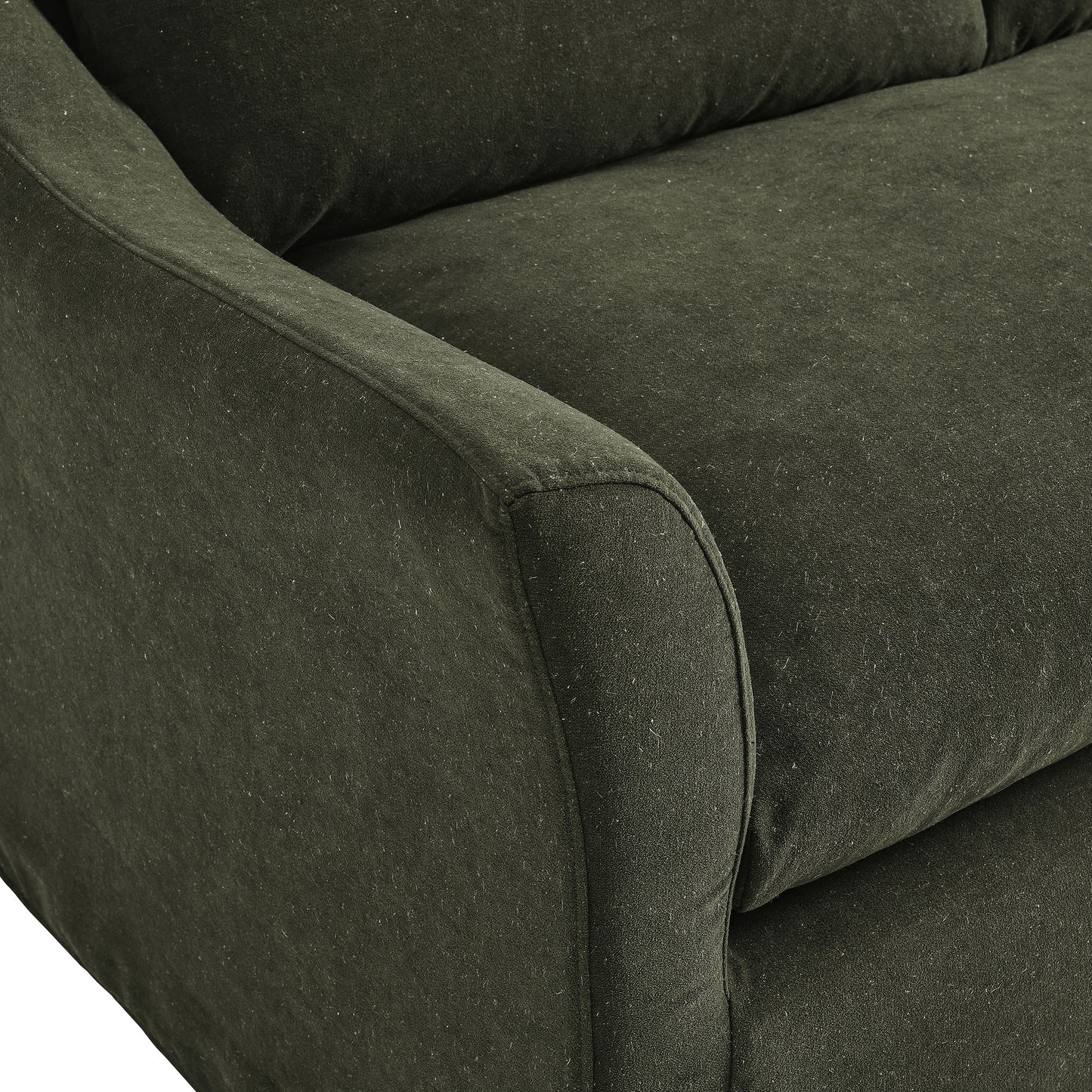 Malbec 92" Linen Blend Slipcovered Sofa in Sage