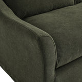 Malbec 92" Linen Blend Slipcovered Sofa in Sage