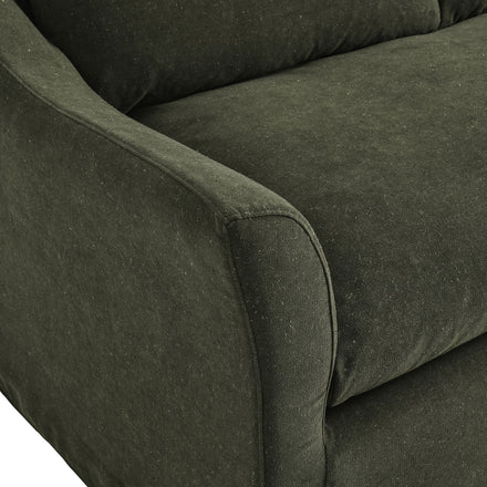 Somerset 92" Linen Blend Slipcovered Sofa in Sage