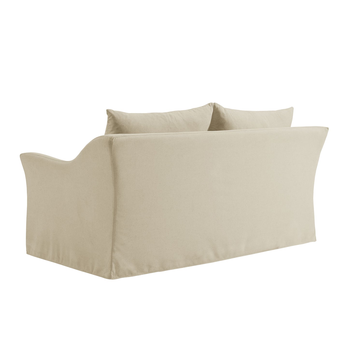 Malbec 70" Linen Blend Slipcovered Loveseat in Linen
