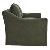 Malbec 70" Linen Blend Slipcovered Loveseat in Sage