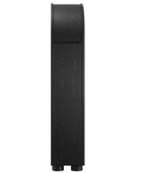 Bamboo Tall Arched Storage Cabinet in Black