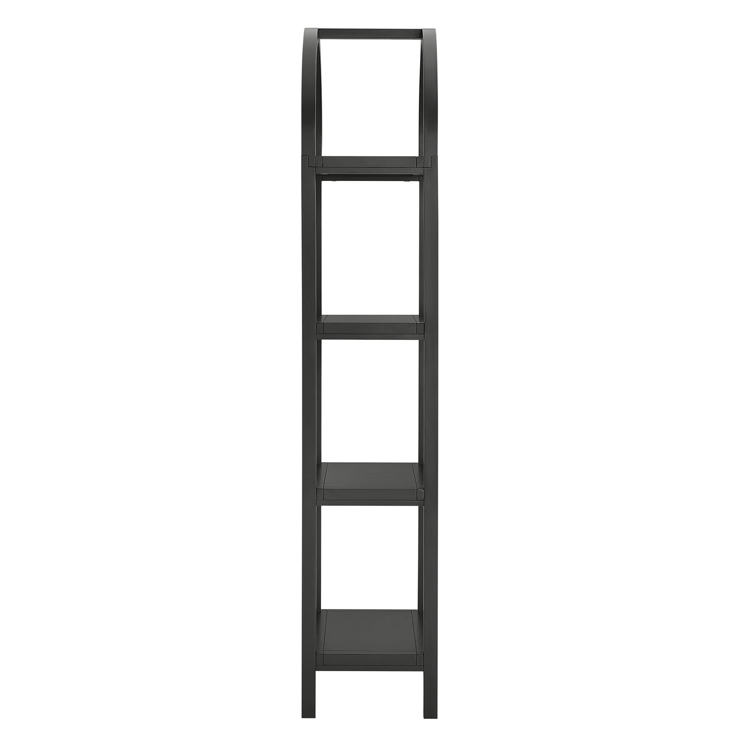 Vexley 72 Inch Tall Narrow Arched Bookshelf by Furniture For America