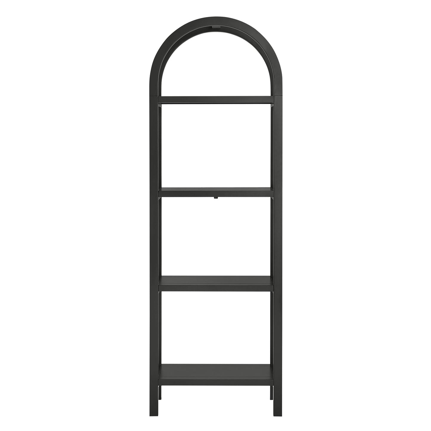 Vexley 72 Inch Tall Narrow Arched Bookshelf by Furniture For America