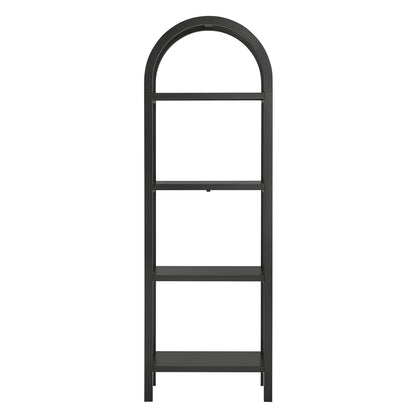 Vexley 72 Inch Tall Narrow Arched Bookshelf by Furniture For America