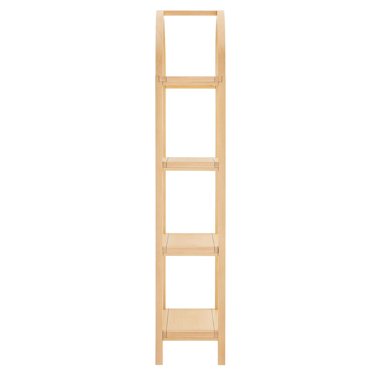 Vexley 72 Inch Tall Narrow Arched Bookshelf by Furniture For America