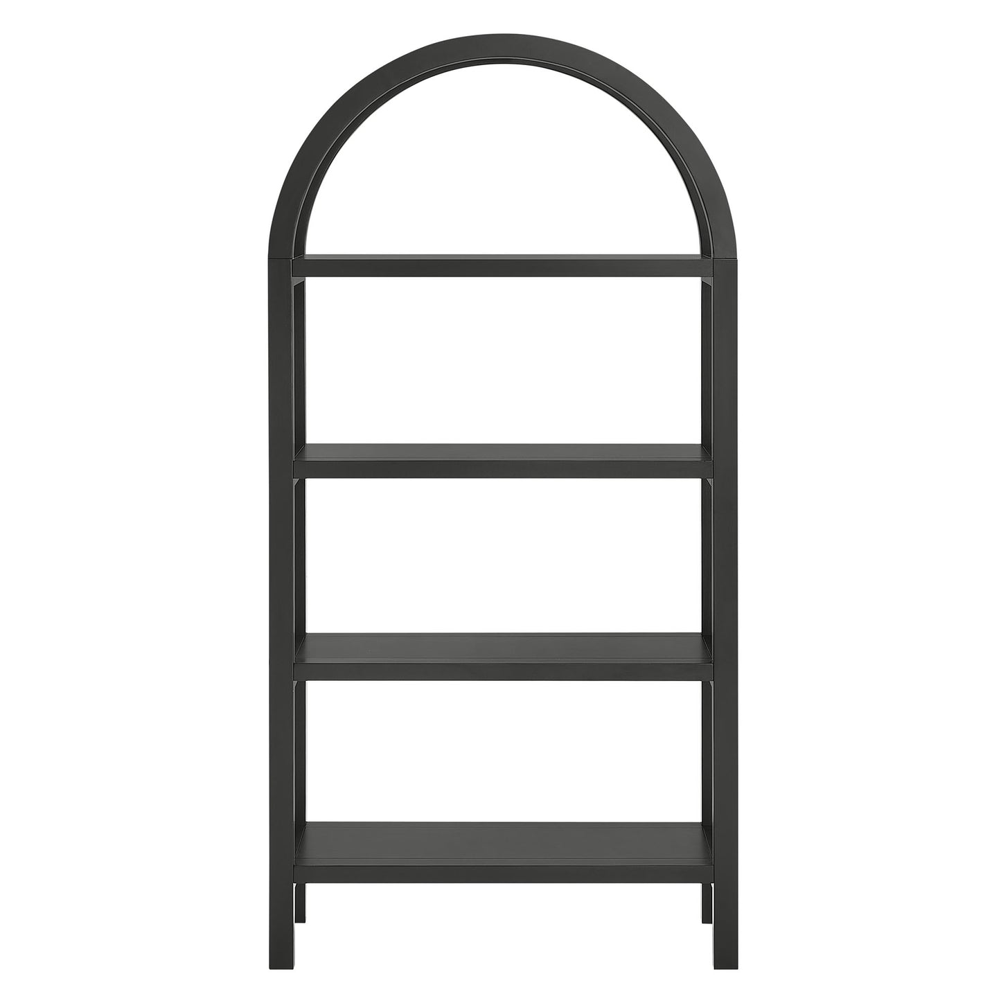 Vexley 60 Inch Arched Bookshelf by Furniture For America