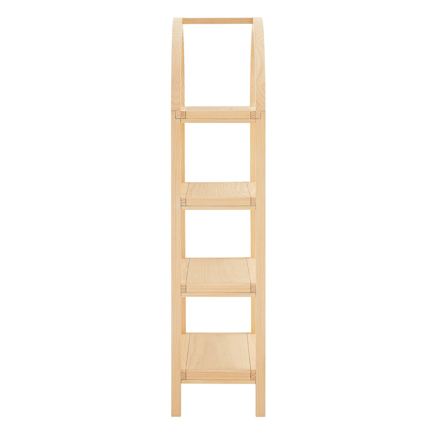 Vexley 60 Inch Arched Bookshelf by Furniture For America