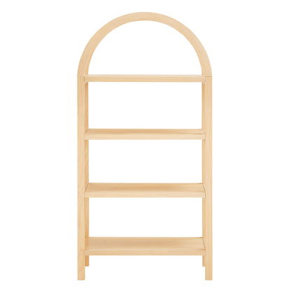 Vexley 60 Inch Arched Bookshelf by Furniture For America