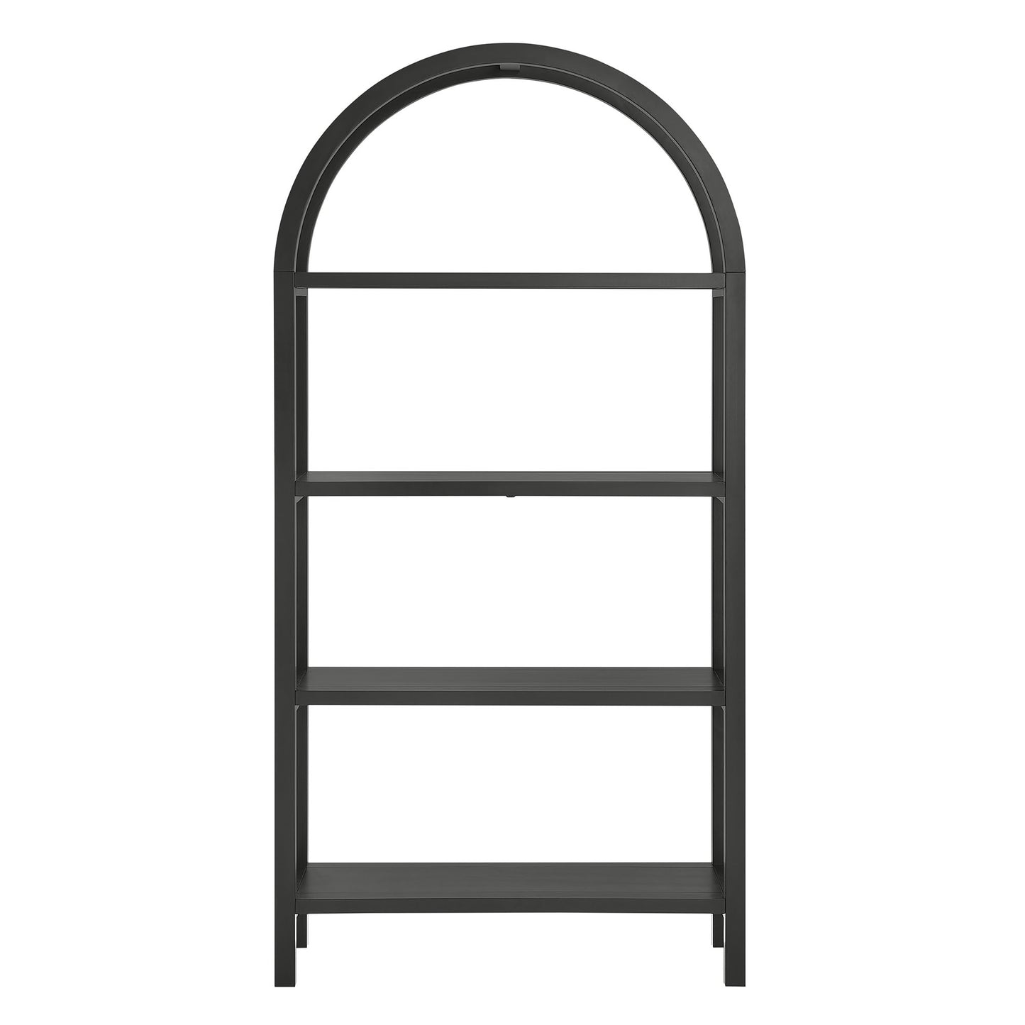 Vexley 72 Inch Large Arched Bookshelf by Furniture For America