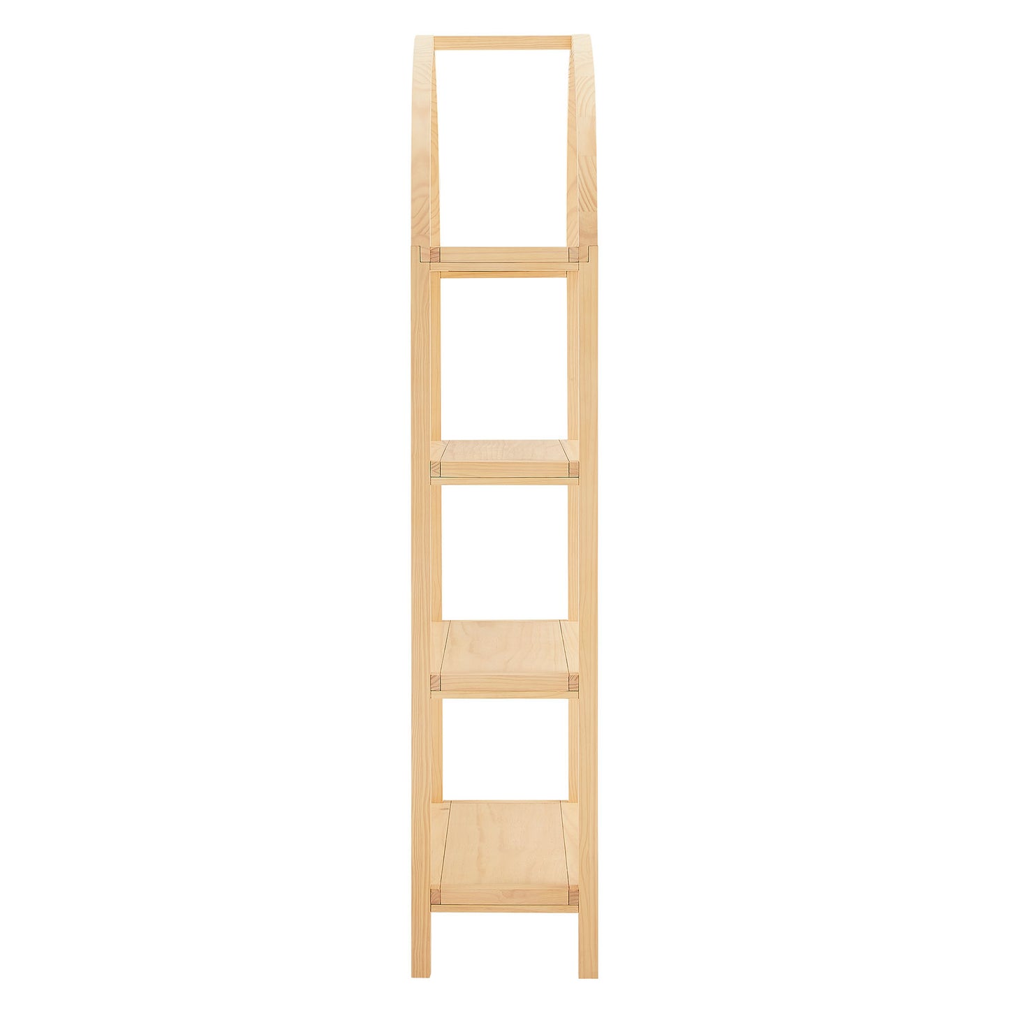 Vexley 72 Inch Large Arched Bookshelf by Furniture For America