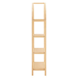 Sercial 72 Inch Large Arched Bookshelf in Natural