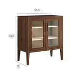 Mastic 36" Accent Cabinet in Walnut