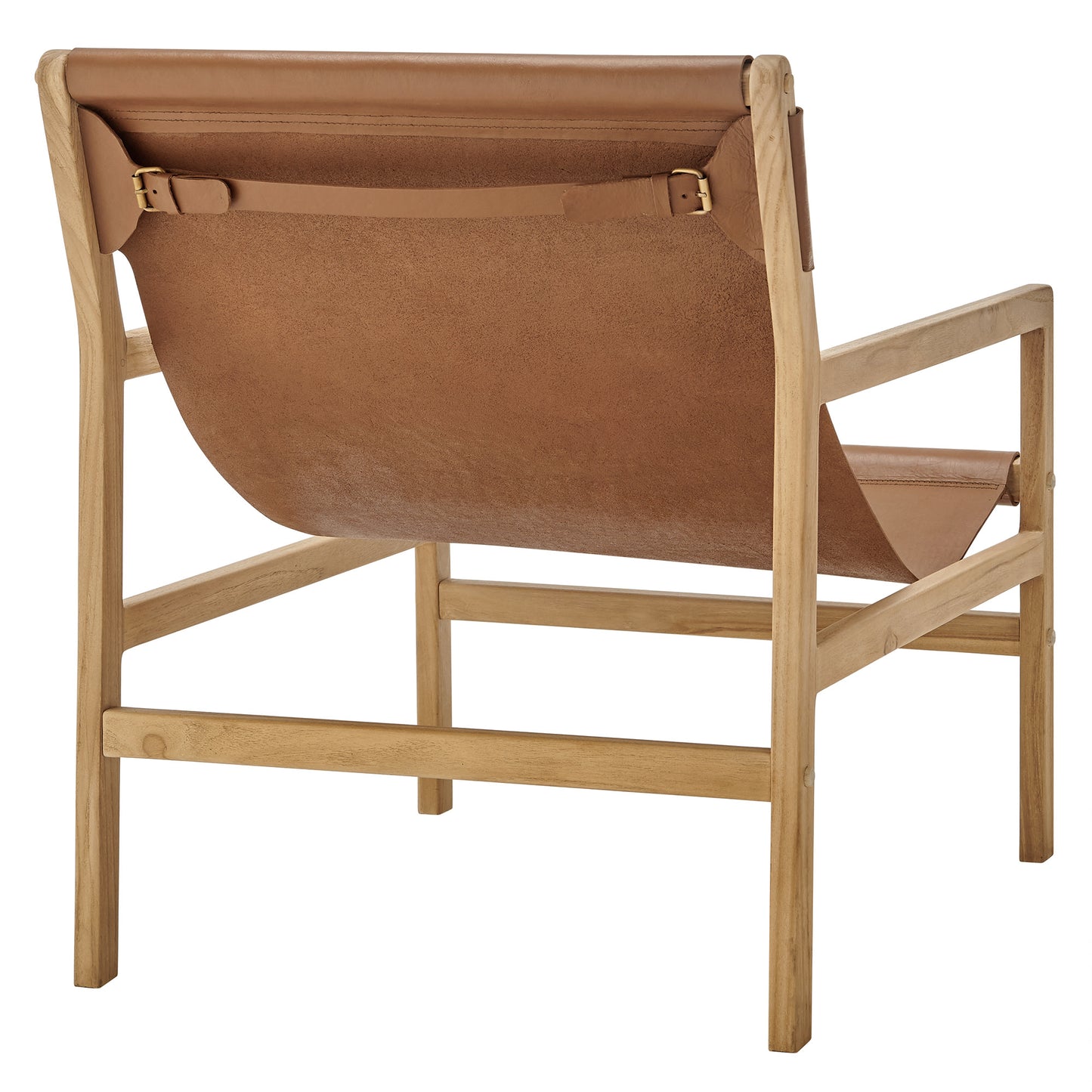 Sonora Leather Sling Chair by Furniture For America