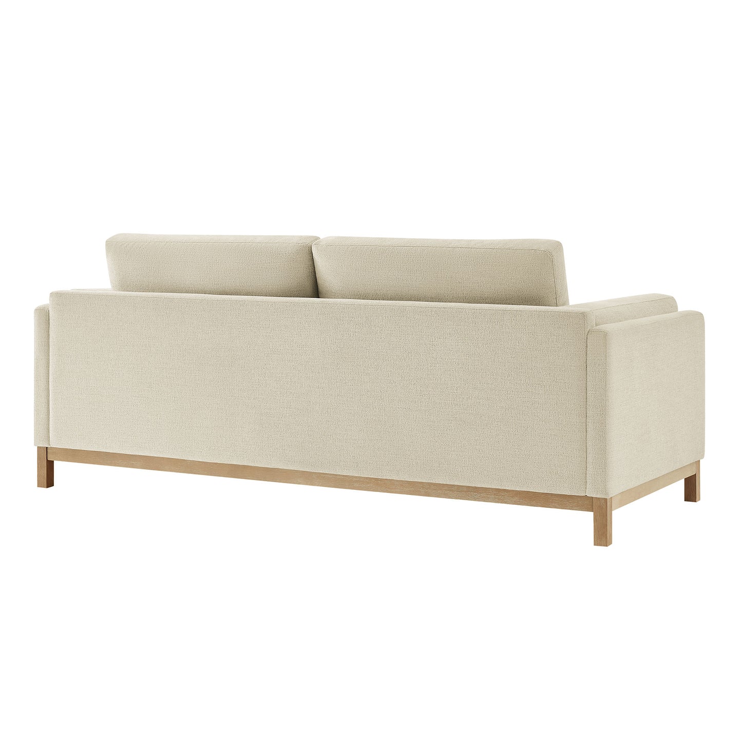 Fern 81 inch Fabric Sofa in Ivory