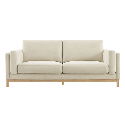 Roscoe 81 inch Fabric Sofa in Ivory