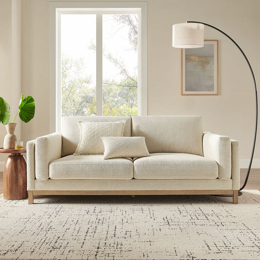 Roscoe 81 inch Fabric Sofa by Furniture for America
