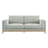 Fern 81 inch Fabric Sofa in Mist