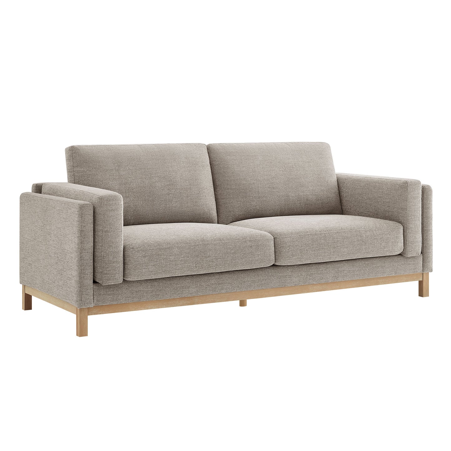 Fern 81 inch Fabric Sofa in Pewter