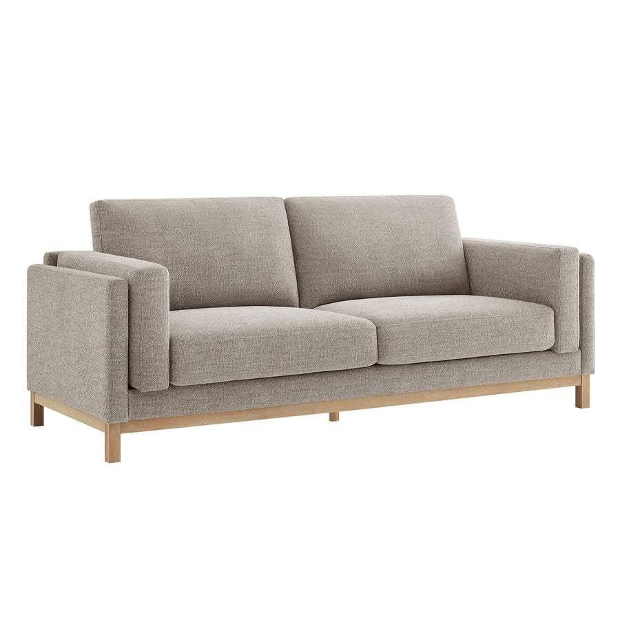 Fern 81 inch Fabric Sofa in Pewter