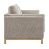 Fern 81 inch Fabric Sofa in Pewter