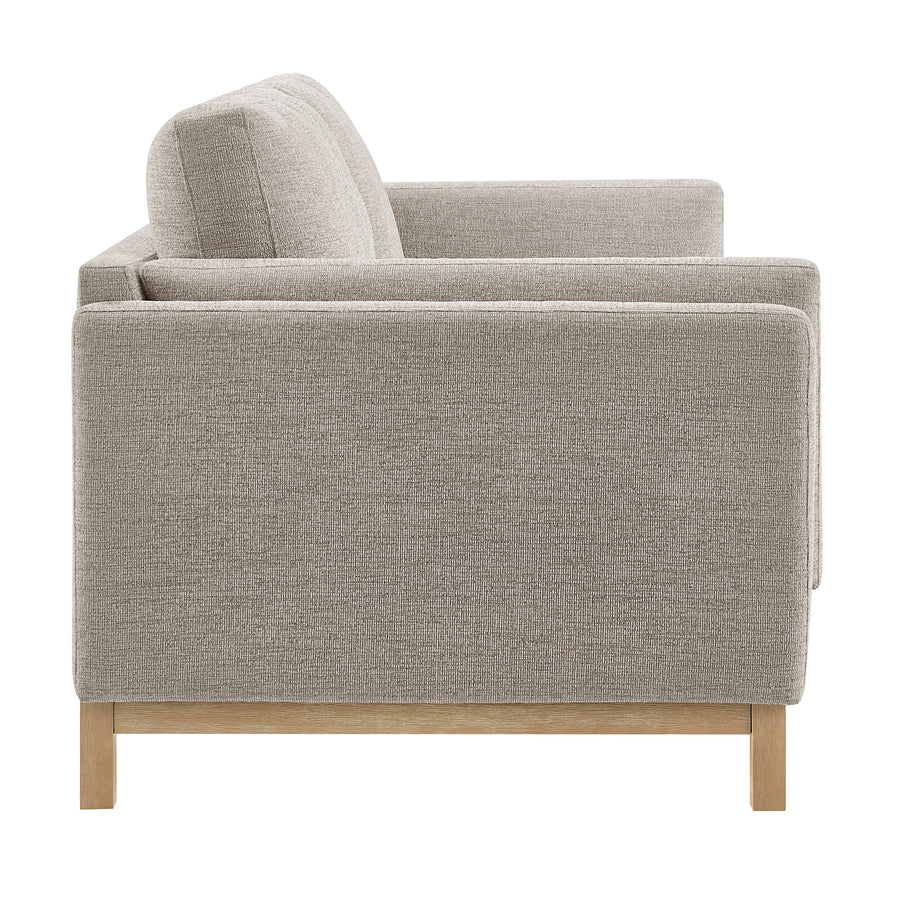 Fern 81 inch Fabric Sofa in Pewter