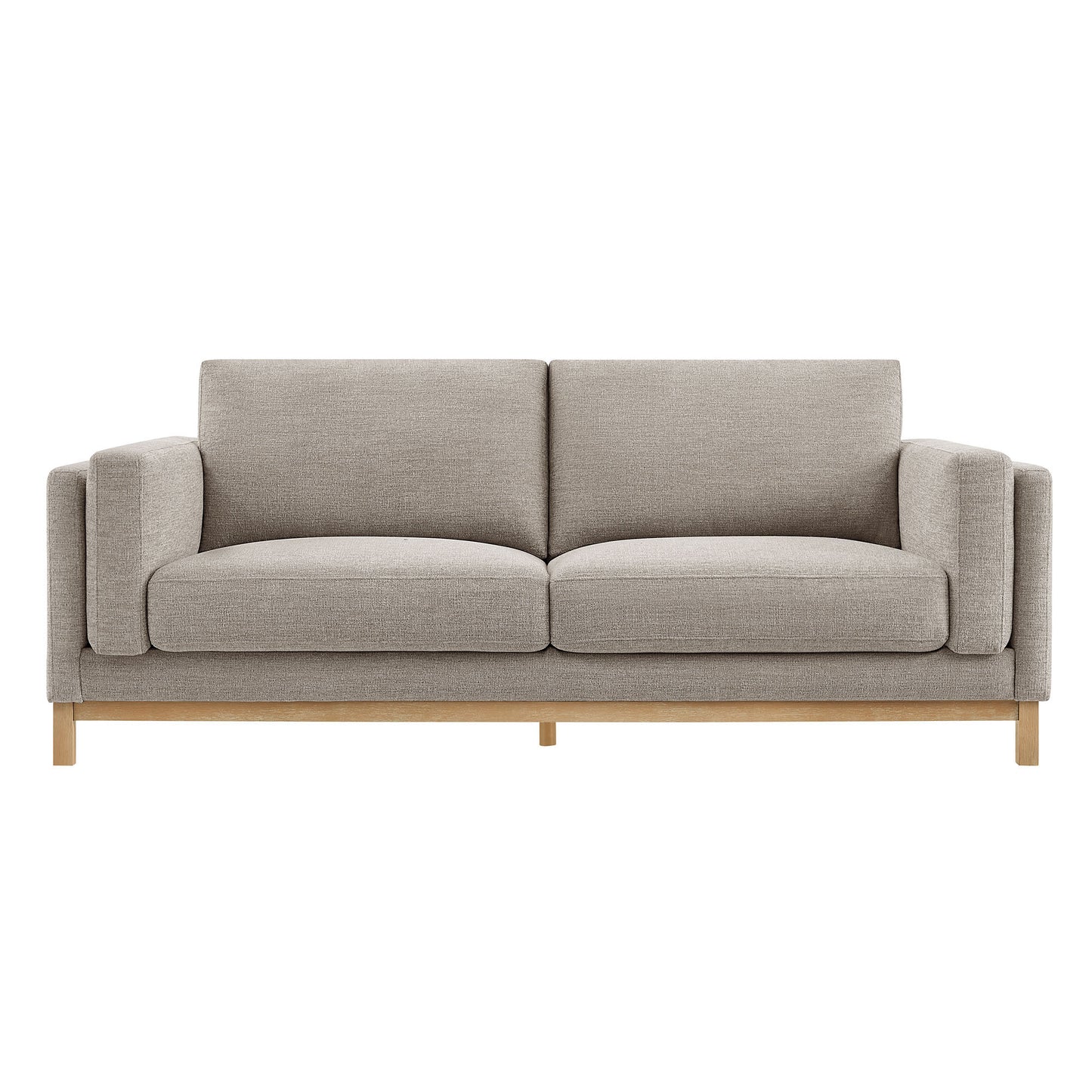 Fern 81 inch Fabric Sofa in Pewter