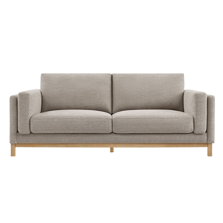 Fern 81 inch Fabric Sofa in Pewter