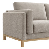 Fern 81 inch Fabric Sofa in Pewter