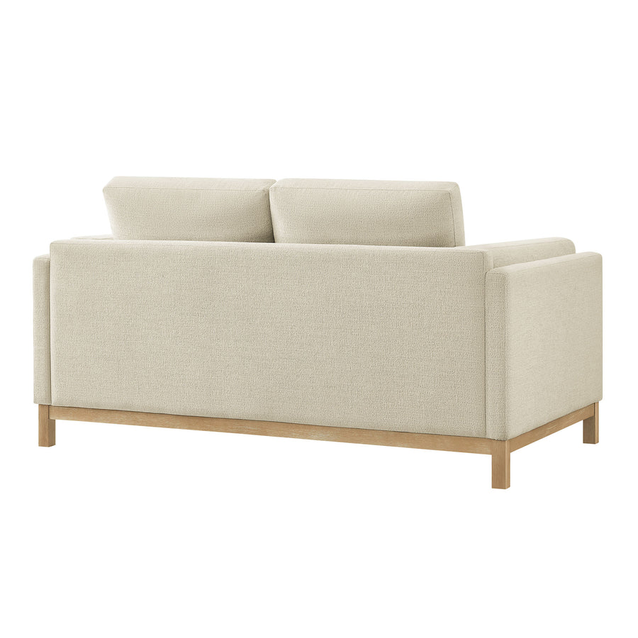 Fern 63 inch Fabric Loveseat in Ivory