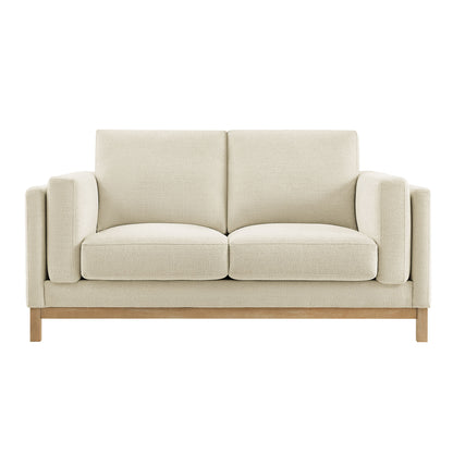 Roscoe 63 inch Fabric Loveseat by Furniture for America
