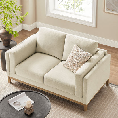 Roscoe 63 inch Fabric Loveseat by Furniture for America