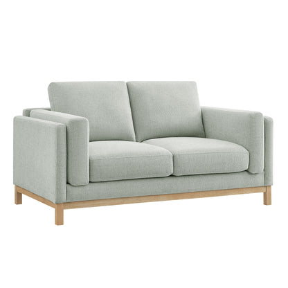 Roscoe 63 inch Fabric Loveseat by Furniture for America