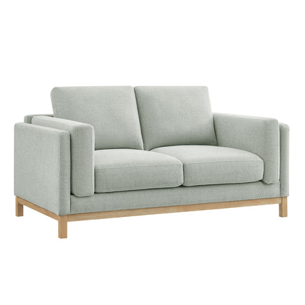 Roscoe 63 inch Fabric Loveseat in Mist