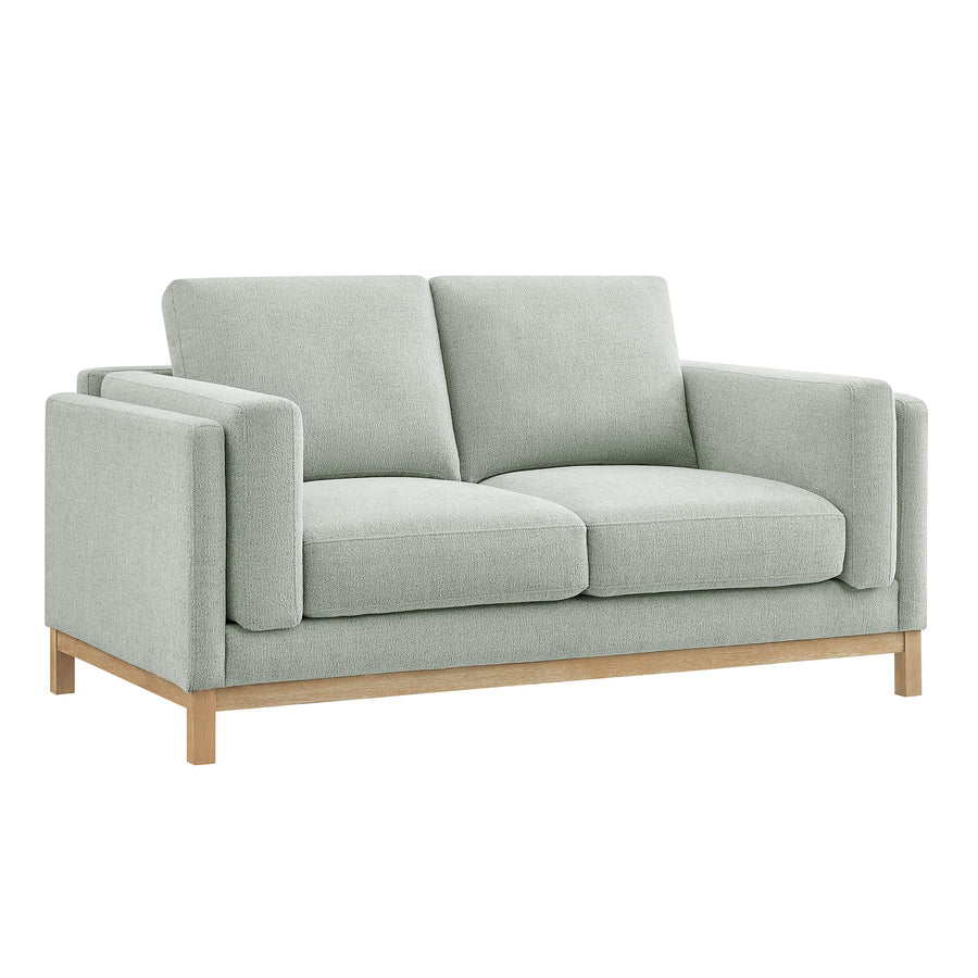 Fern 63 inch Fabric Loveseat in Mist