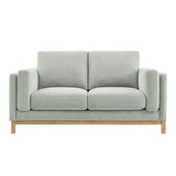 Fern 63 inch Fabric Loveseat in Mist